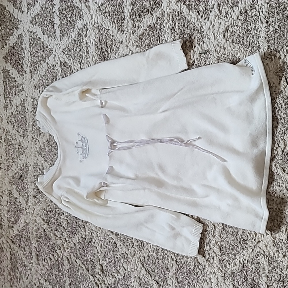 2 for $35 - Premium baby Roots Girls 3T White Knit Dress with Lining